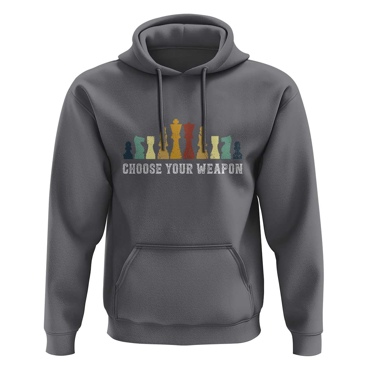 Chess Lover Hoodie Choose Your Weapon Retro Vintage - Wonder Print Shop