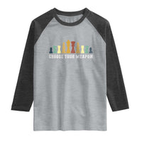Chess Lover Raglan Shirt Choose Your Weapon Retro Vintage