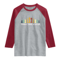Chess Lover Raglan Shirt Choose Your Weapon Retro Vintage