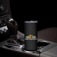 Chess Lover Skinny Tumbler Choose Your Weapon Retro Vintage