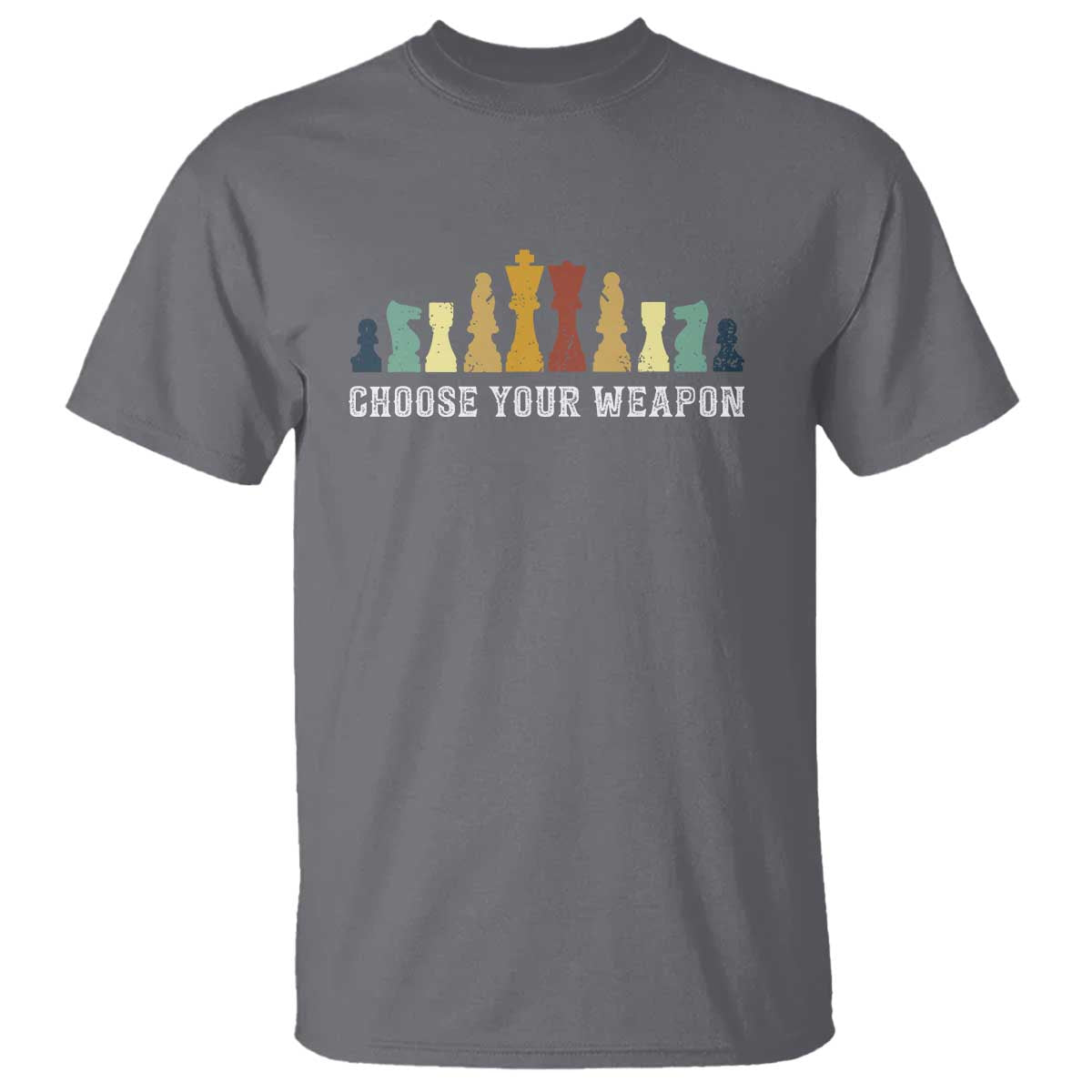 Chess Lover T Shirt Choose Your Weapon Retro Vintage TS11