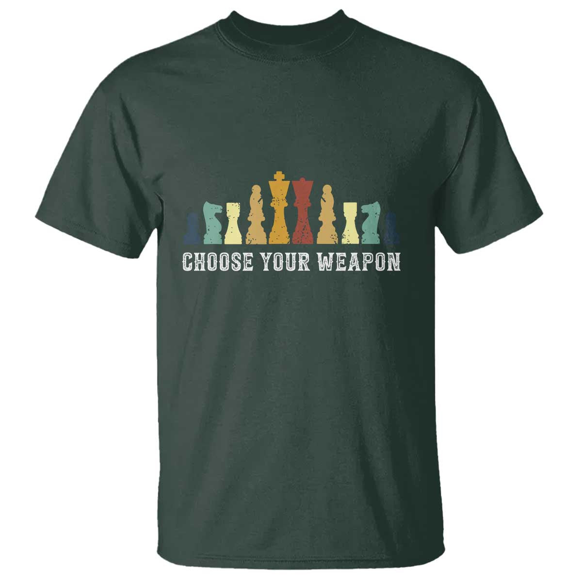 Chess Lover T Shirt Choose Your Weapon Retro Vintage - Wonder Print Shop
