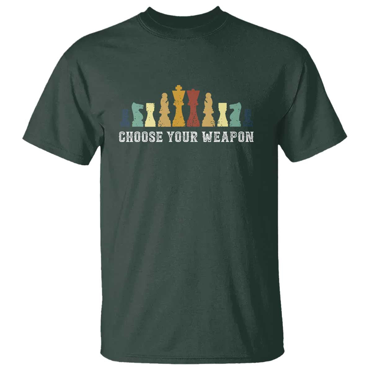 Chess Lover T Shirt Choose Your Weapon Retro Vintage TS11