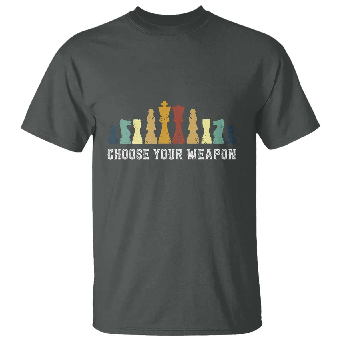 Chess Lover T Shirt Choose Your Weapon Retro Vintage - Wonder Print Shop