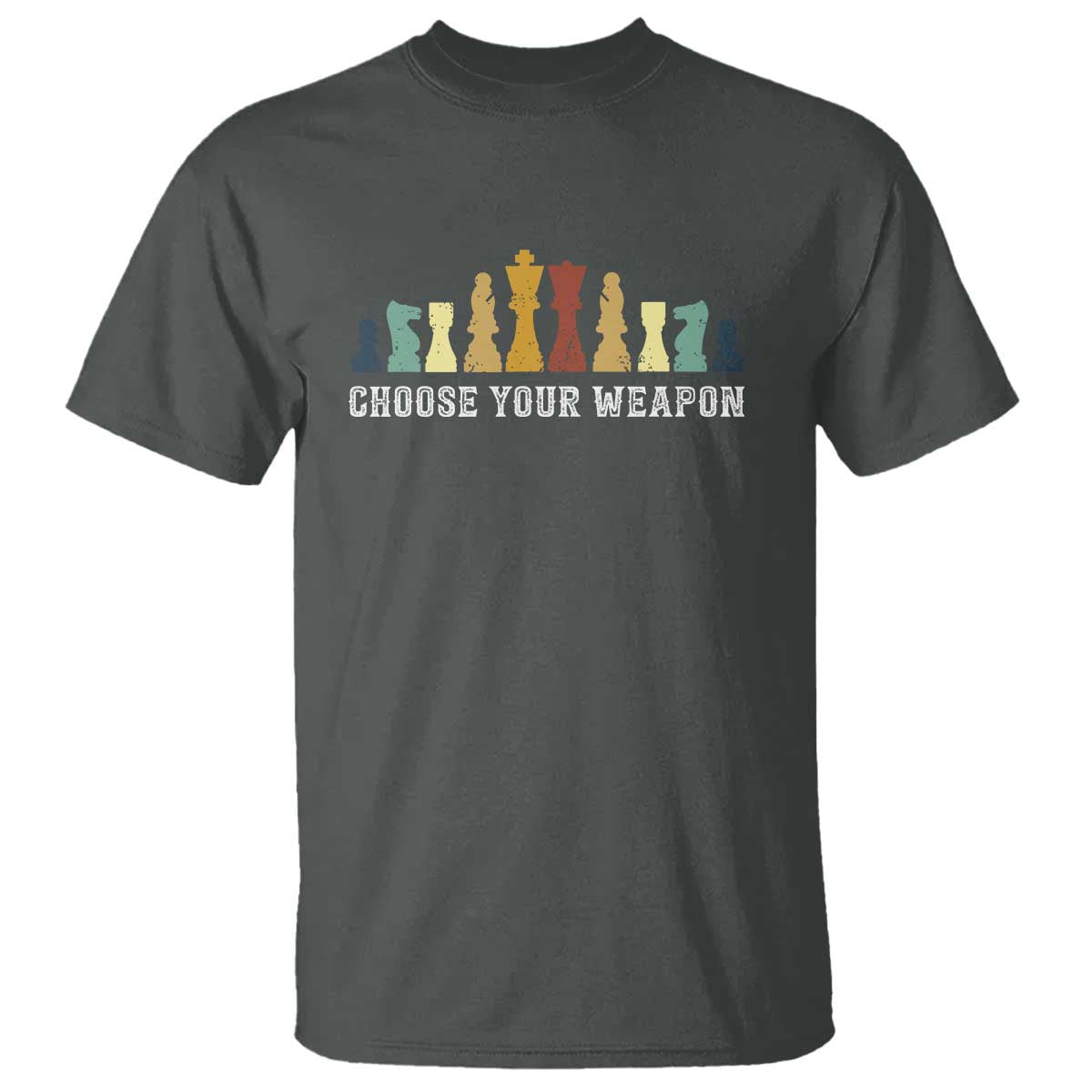 Chess Lover T Shirt Choose Your Weapon Retro Vintage TS11