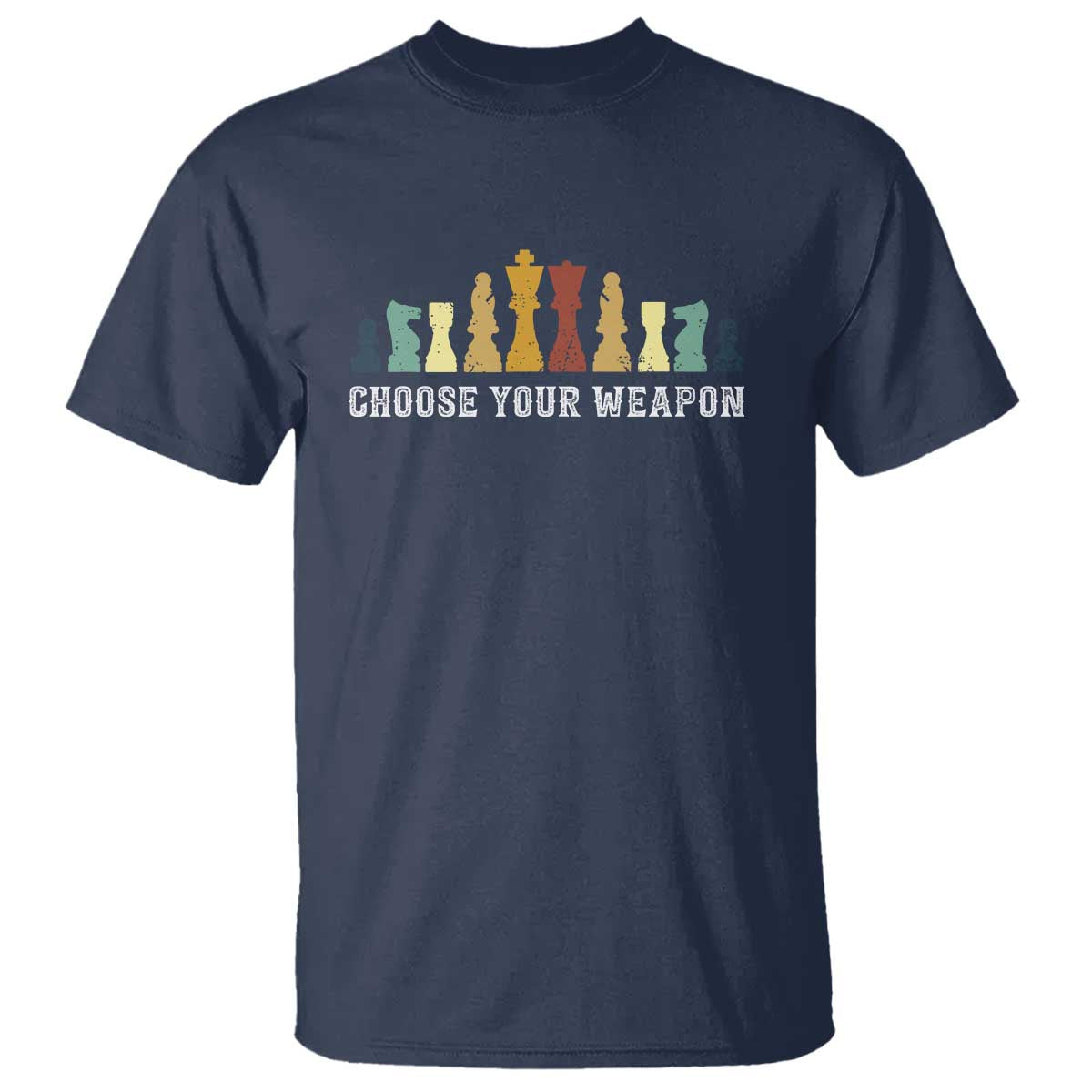 Chess Lover T Shirt Choose Your Weapon Retro Vintage TS11