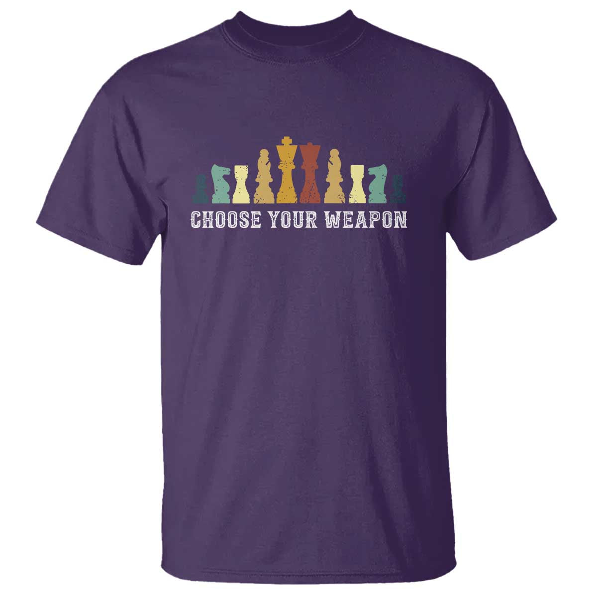 Chess Lover T Shirt Choose Your Weapon Retro Vintage TS11