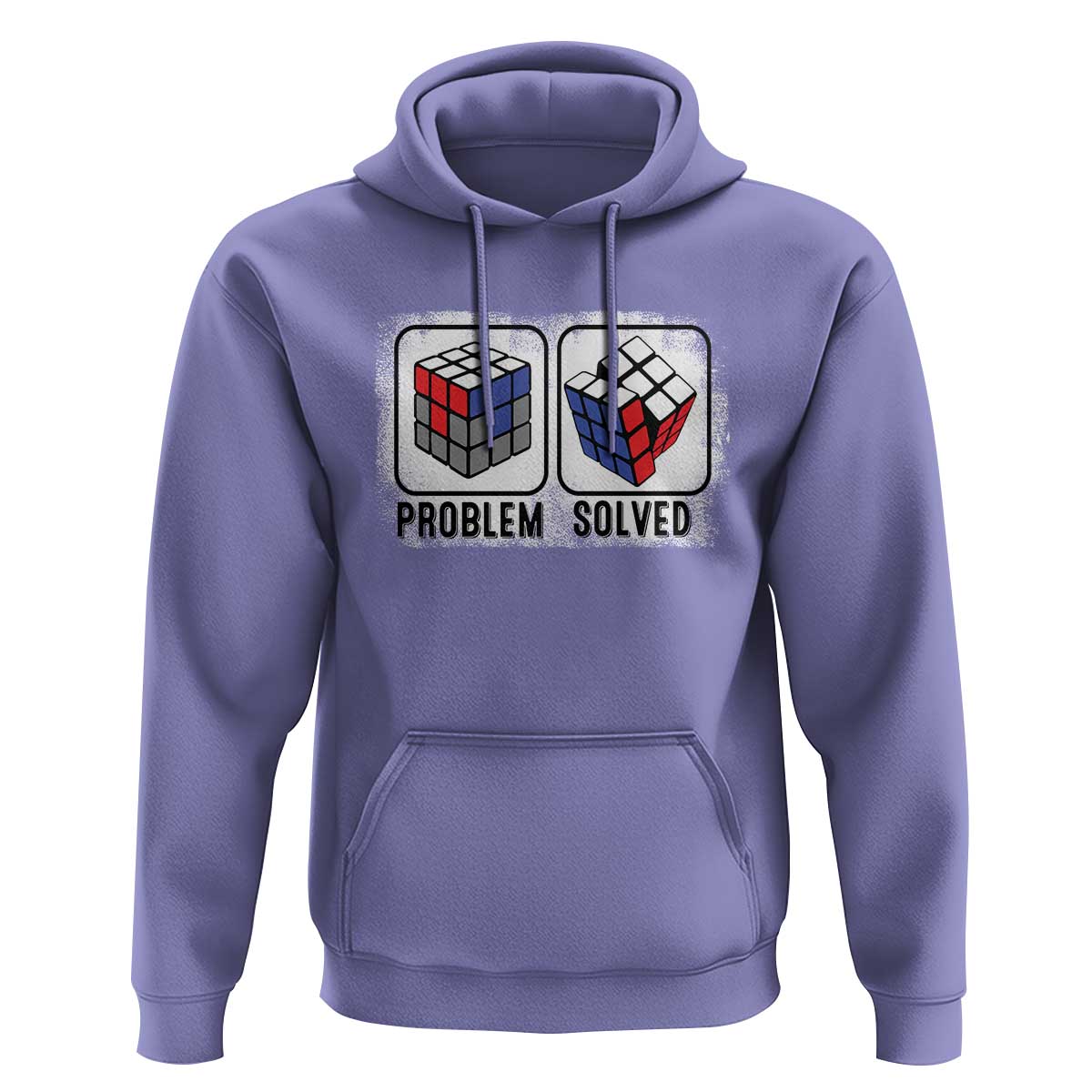 Competitive Puzzle Cube Rubik Hoodie Problem Solved Vintage Speed Cubing - Wonder Print Shop