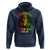 Juneteenth Black King Since 1865 Hoodie Cool Awesome Lion Flag - Wonder Print Shop