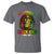 Juneteenth Black King Since 1865 T Shirt Cool Awesome Lion Flag - Wonder Print Shop