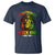Juneteenth Black King Since 1865 T Shirt Cool Awesome Lion Flag - Wonder Print Shop