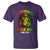 Juneteenth Black King Since 1865 T Shirt Cool Awesome Lion Flag - Wonder Print Shop