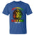 Juneteenth Black King Since 1865 T Shirt Cool Awesome Lion Flag - Wonder Print Shop