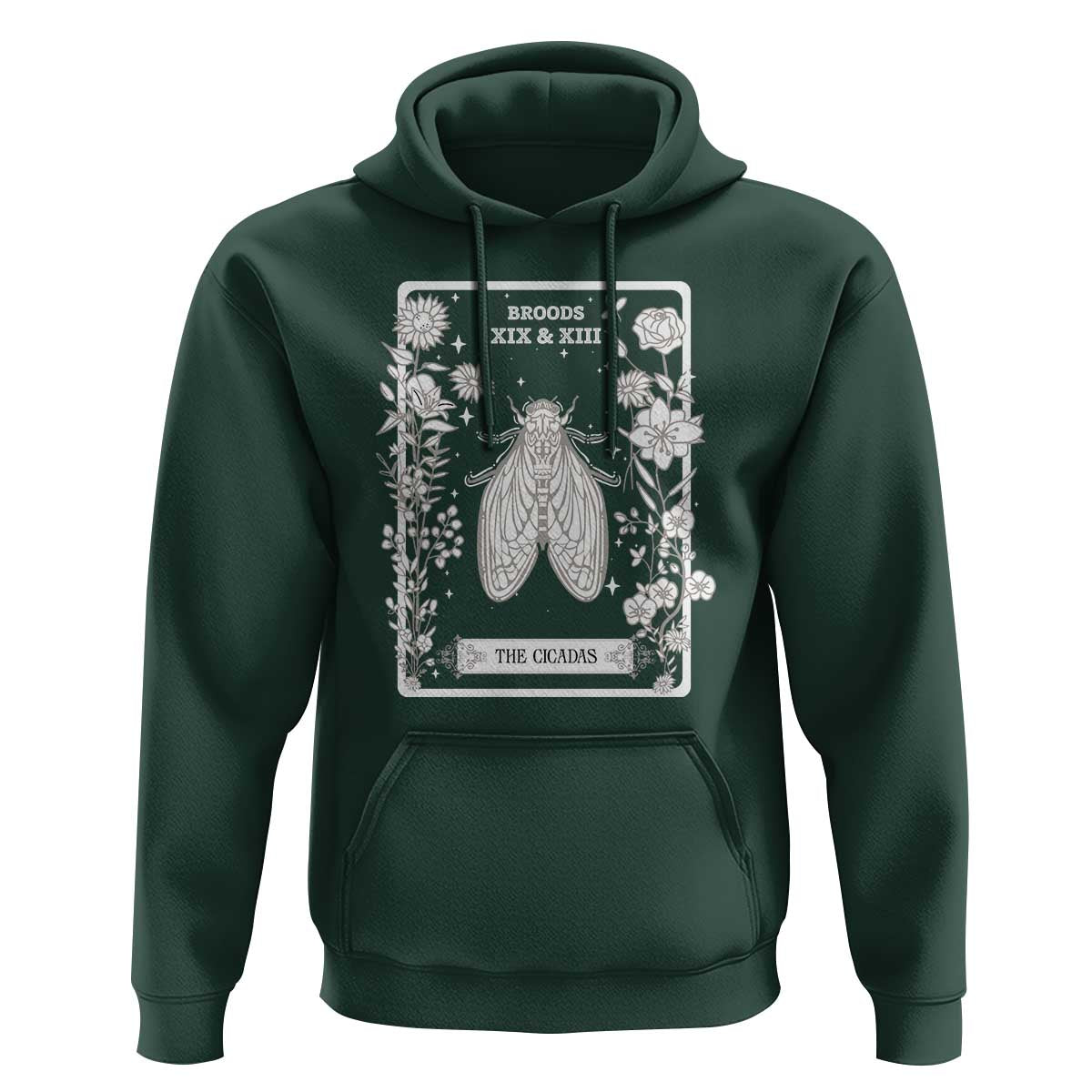 Cicada Hoodie Broods XIX And XIII The Cicadas Entomology 2024 - Wonder Print Shop