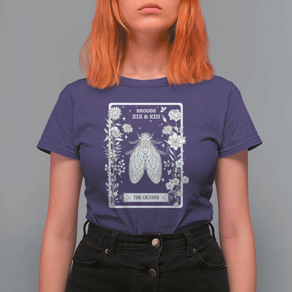 Cicada T Shirt For Women Broods XIX And XIII The Cicadas Entomology 2024 - Wonder Print Shop