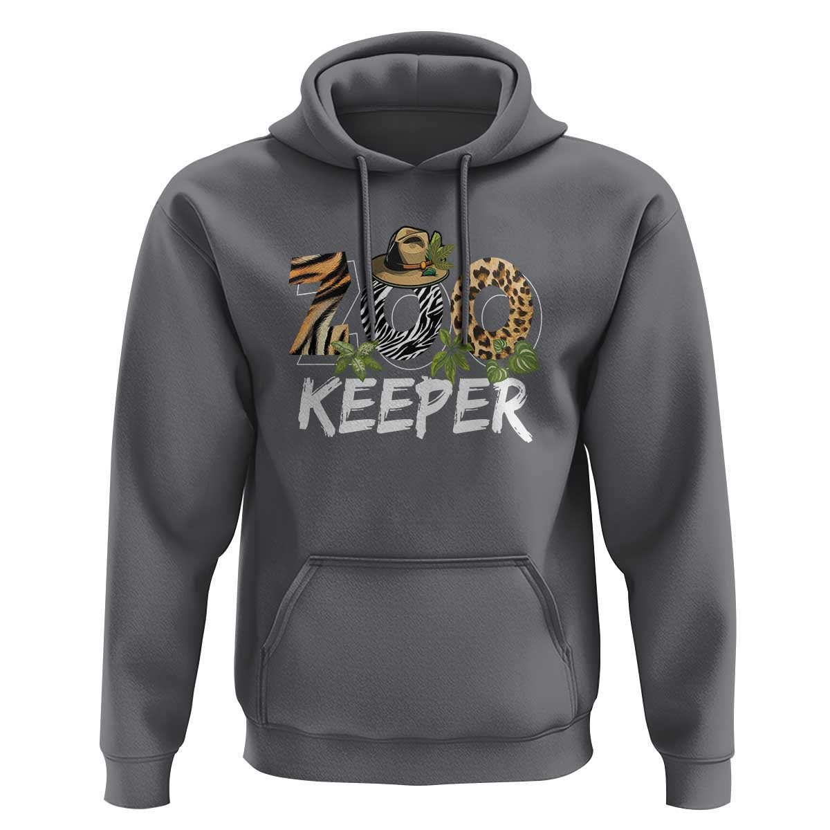 Zookeeper Hoodie Animals Cute Zoo Wildlife Lover - Wonder Print Shop
