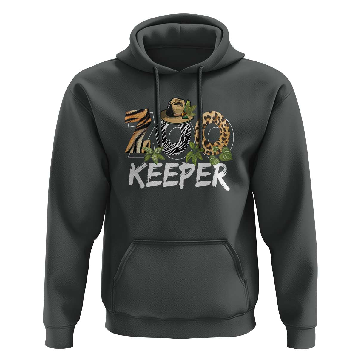 Zookeeper Hoodie Animals Cute Zoo Wildlife Lover - Wonder Print Shop