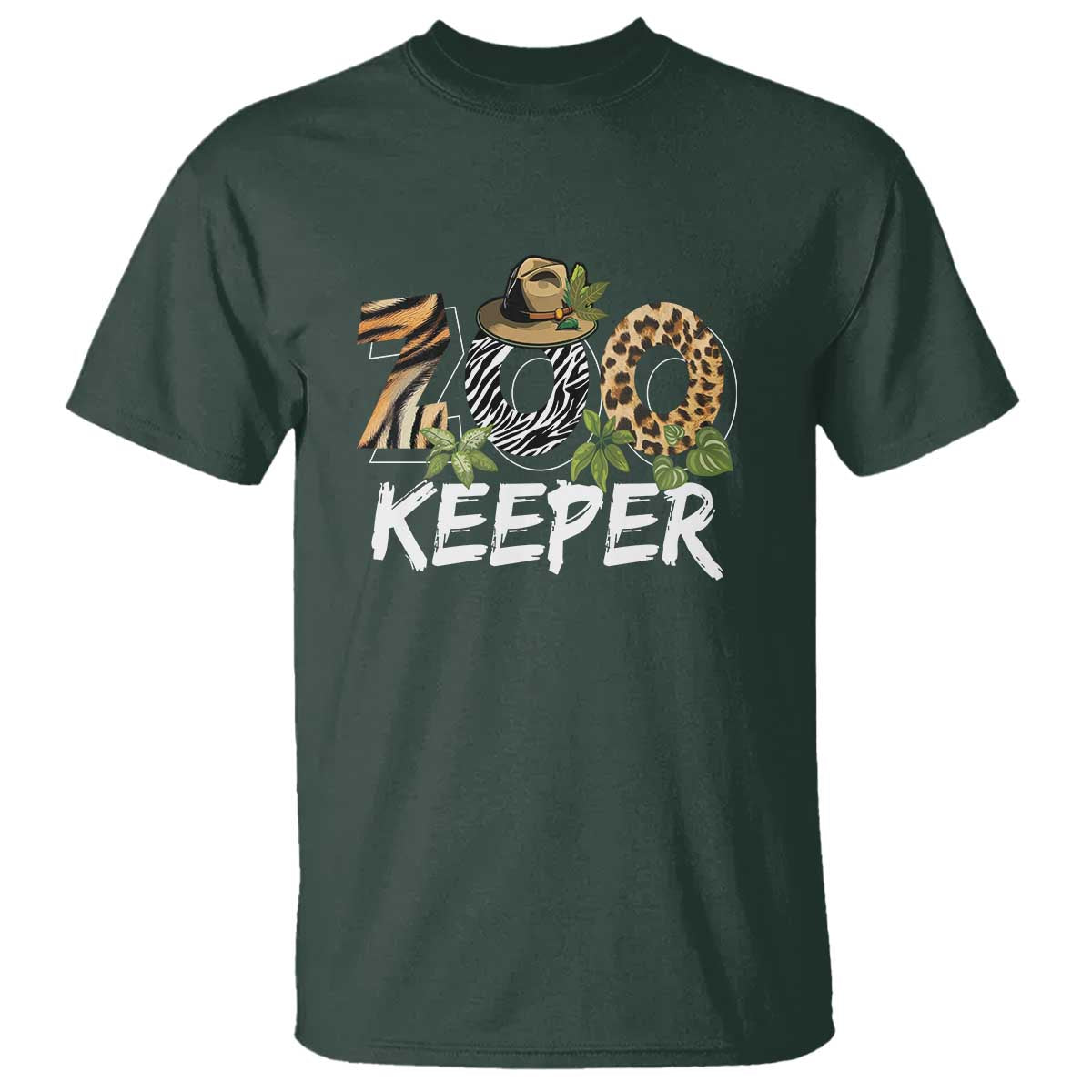Zookeeper T Shirt Animals Cute Zoo Wildlife Lover - Wonder Print Shop