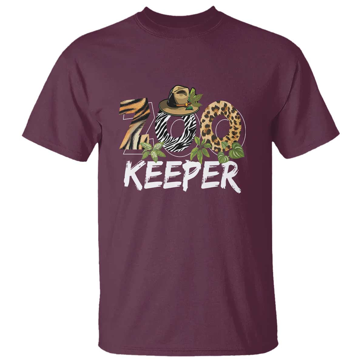 Zookeeper T Shirt Animals Cute Zoo Wildlife Lover - Wonder Print Shop