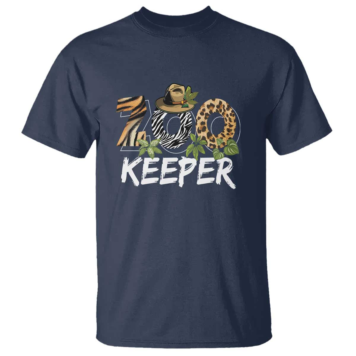 Zookeeper T Shirt Animals Cute Zoo Wildlife Lover - Wonder Print Shop