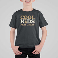 Chess Lover T Shirt For Kid Cool Kids Play Chess Vintage King TS11