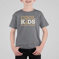 Chess Lover T Shirt For Kid Cool Kids Play Chess Vintage King TS11