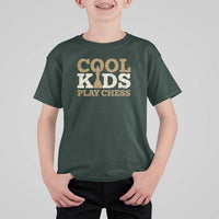 Chess Lover T Shirt For Kid Cool Kids Play Chess Vintage King TS11