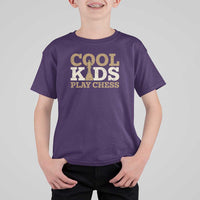 Chess Lover T Shirt For Kid Cool Kids Play Chess Vintage King TS11