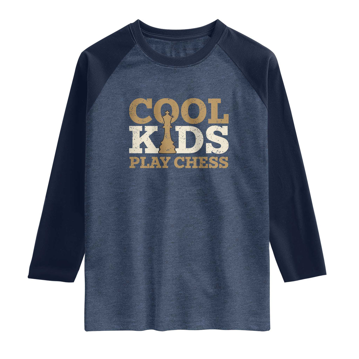 Chess Lover Raglan Shirt Cool Kids Play Chess Vintage King