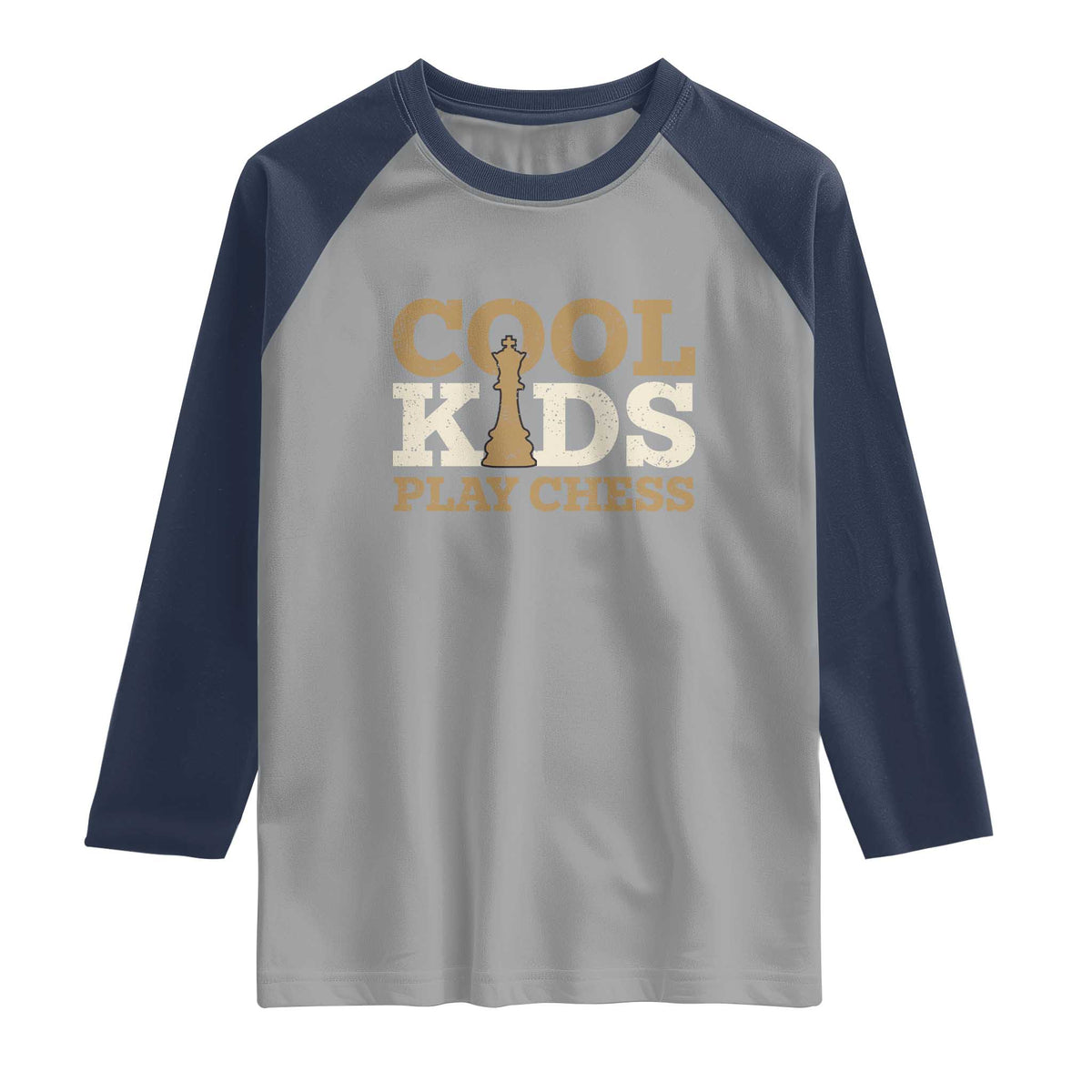 Chess Lover Raglan Shirt Cool Kids Play Chess Vintage King
