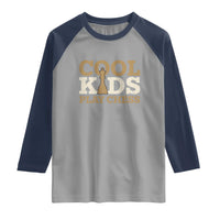 Chess Lover Raglan Shirt Cool Kids Play Chess Vintage King