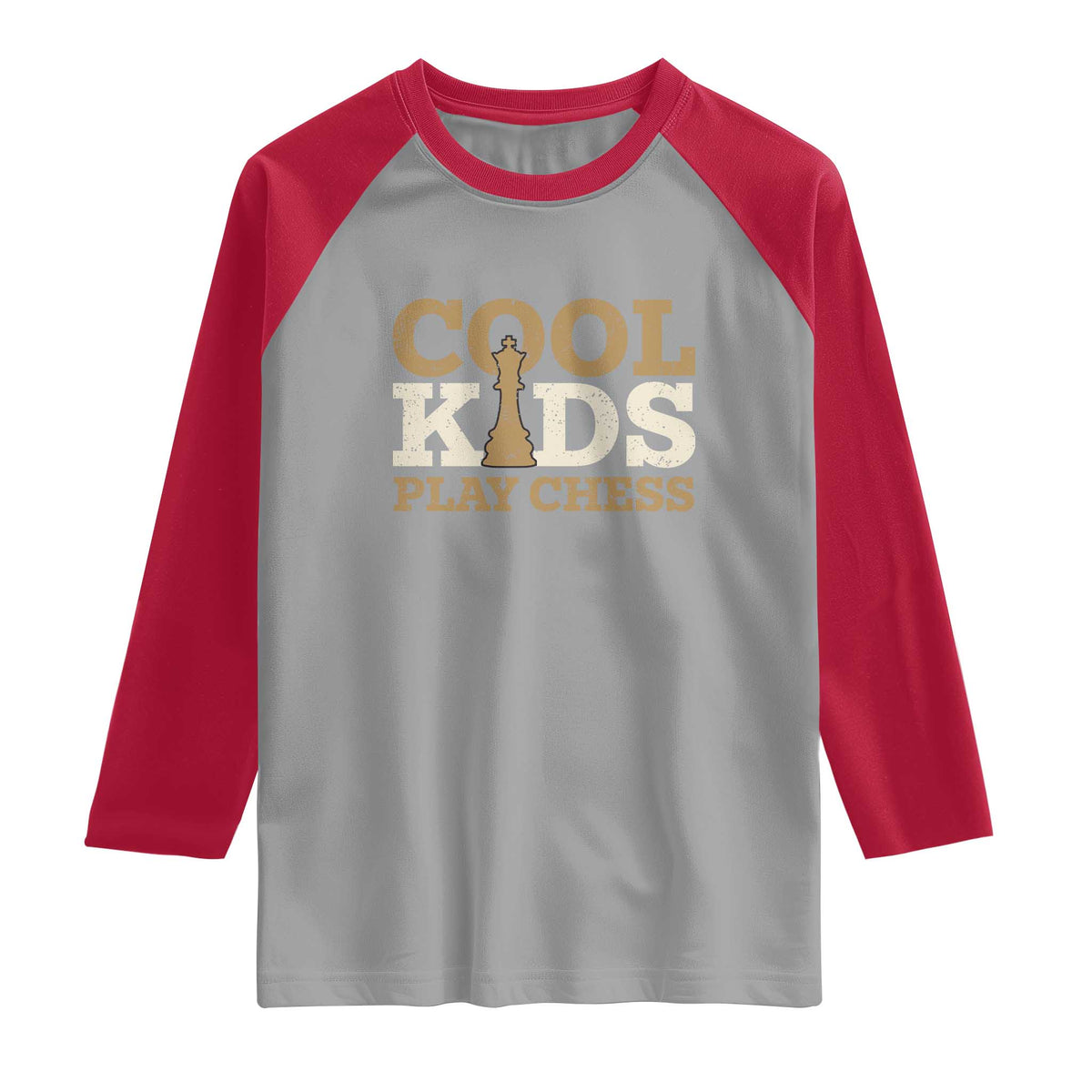Chess Lover Raglan Shirt Cool Kids Play Chess Vintage King