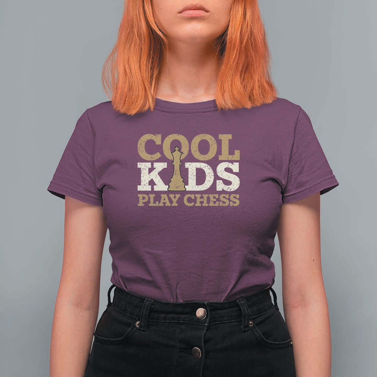 Chess Lover T Shirt For Women Cool Kids Play Chess Vintage King TS11