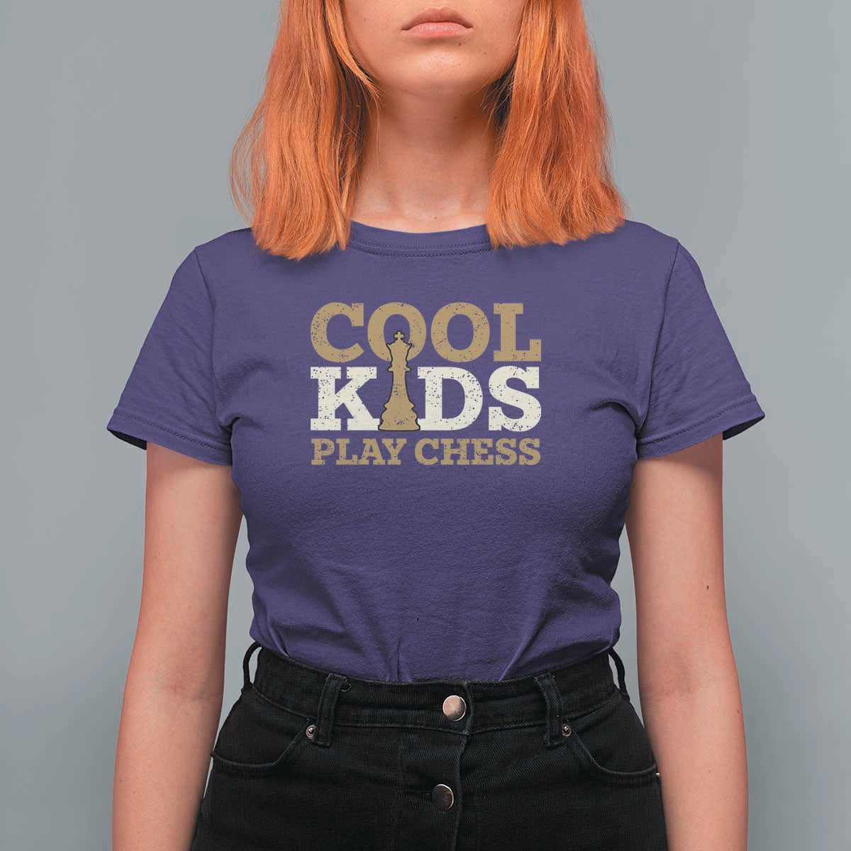 Chess Lover T Shirt For Women Cool Kids Play Chess Vintage King TS11