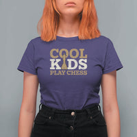 Chess Lover T Shirt For Women Cool Kids Play Chess Vintage King TS11