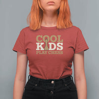 Chess Lover T Shirt For Women Cool Kids Play Chess Vintage King TS11