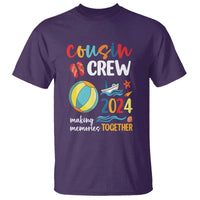 Cousin Crew 2024 Making Memories Together T Shirt Summer Vacation Beach Family Trips Matching Ocean Wave - Wonder Print Shop