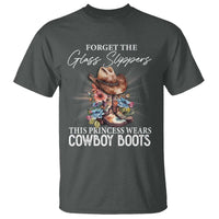 Funny Cowgirl T Shirt Forget Glass Slippers This Princess Wears Boots Western - Wonder Print Shop