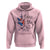 Bless The USA 4th of July Hoodie Patriotic American Flag Butterfly Independence Day
