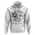 Bless The USA 4th of July Hoodie Patriotic American Flag Butterfly Independence Day