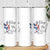 Bless The USA 4th of July Skinny Tumbler Patriotic American Flag Butterfly Independence Day