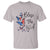 Bless The USA 4th of July T Shirt Patriotic American Flag Butterfly Independence Day