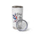Bless The USA 4th of July Tumbler Cup Patriotic American Flag Butterfly Independence Day