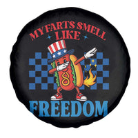 Funny My Farts Smell Like Freedom Spare Tire Cover July 4th Hot Dog Lover - Wonder Print Shop