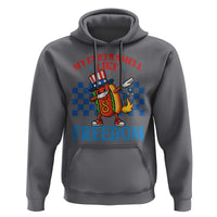 Funny My Farts Smell Like Freedom Hoodie July 4th Hot Dog Lover - Wonder Print Shop