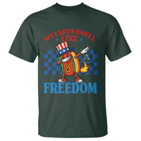 Funny My Farts Smell Like Freedom T Shirt July 4th Hot Dog Lover - Wonder Print Shop