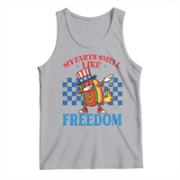 Funny My Farts Smell Like Freedom Tank Top July 4th Hot Dog Lover - Wonder Print Shop