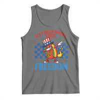Funny My Farts Smell Like Freedom Tank Top July 4th Hot Dog Lover - Wonder Print Shop