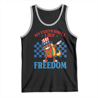 Funny My Farts Smell Like Freedom Tank Top July 4th Hot Dog Lover - Wonder Print Shop