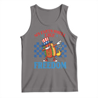 Funny My Farts Smell Like Freedom Tank Top July 4th Hot Dog Lover - Wonder Print Shop